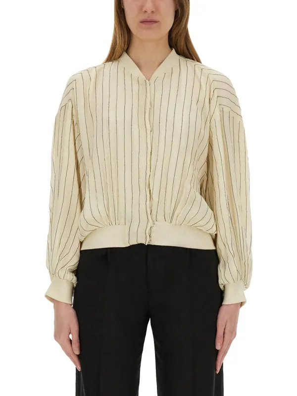 Silk Bomber Jacket - Alysi
