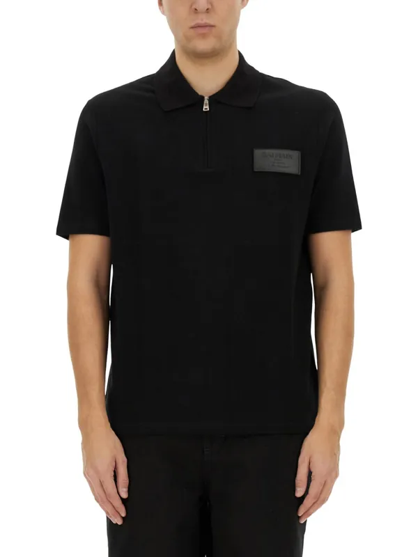 Polo With Logo - Balmain