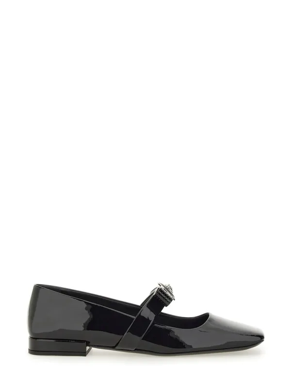 Patent Leather Ballerina "Gianni Ribbon" - Versace