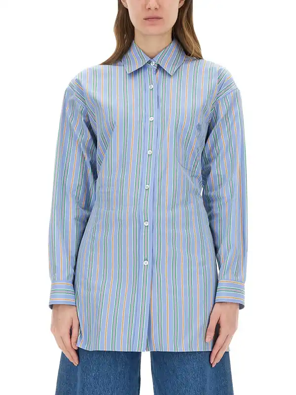 Jacquard Shirt And Knot In The Back - Etro