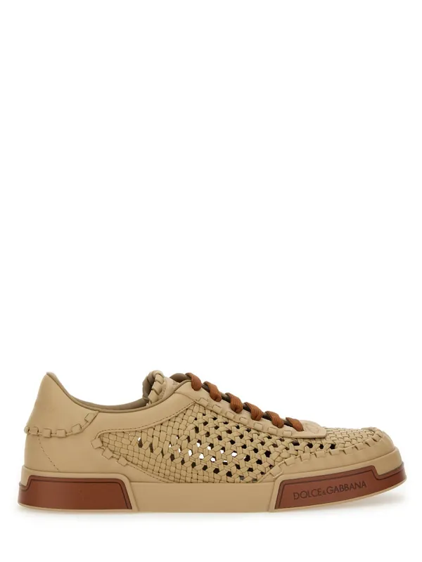 Woven Portofino Sneaker - Dolce & Gabbana