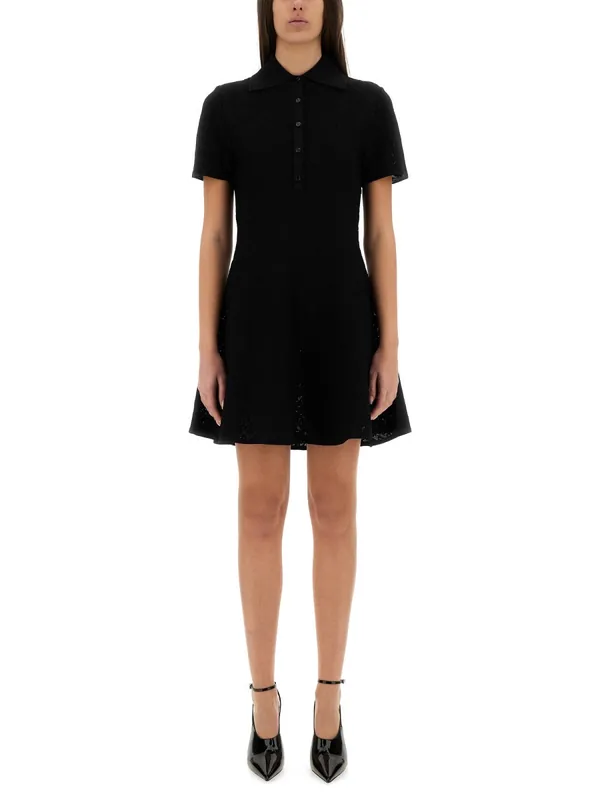 "Monogram 72" Jacquard Polo Style Dress - Givenchy