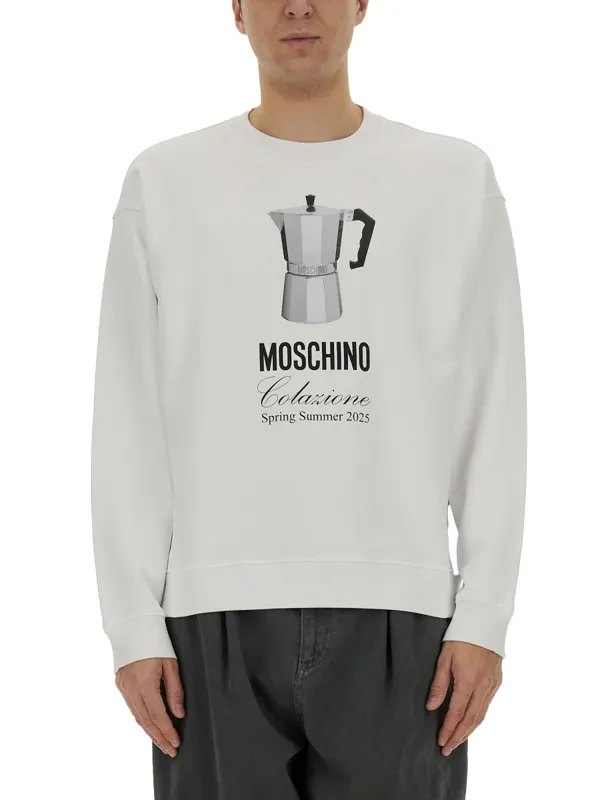 "Breakfast" Sweatshirt - Moschino
