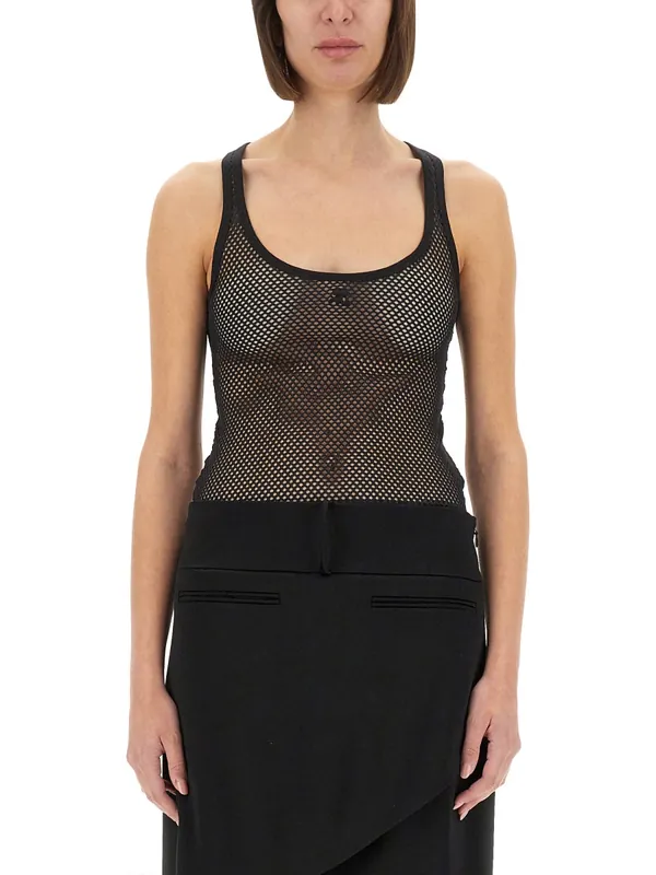 Mesh Tank Top - Courrèges
