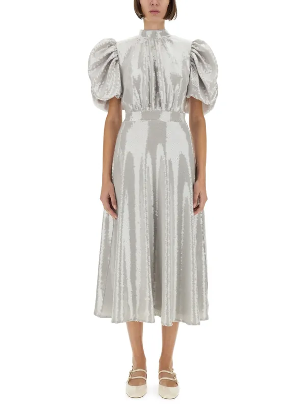 Midi Dress With Sequins - Rotate