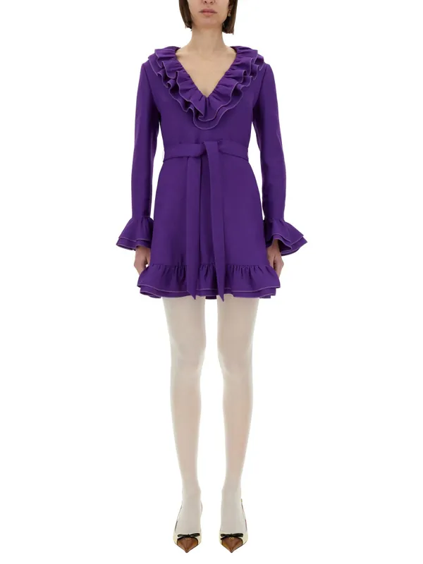 Crepe Couture Short Dress - Valentino Garavani