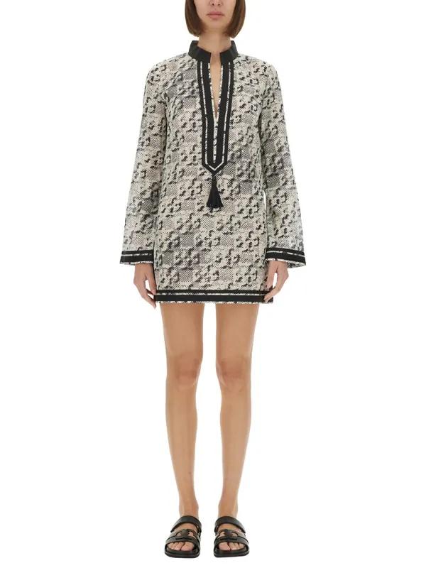 Tunic With Print - Tory Burch