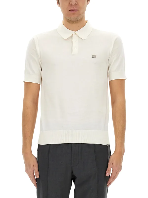Polo With Logo - Dolce & Gabbana