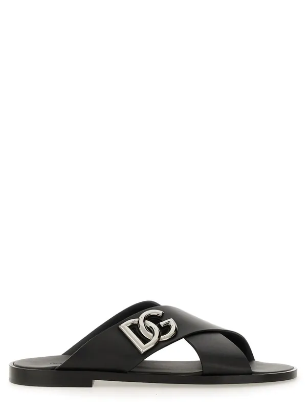 Leather Sandal - Dolce & Gabbana