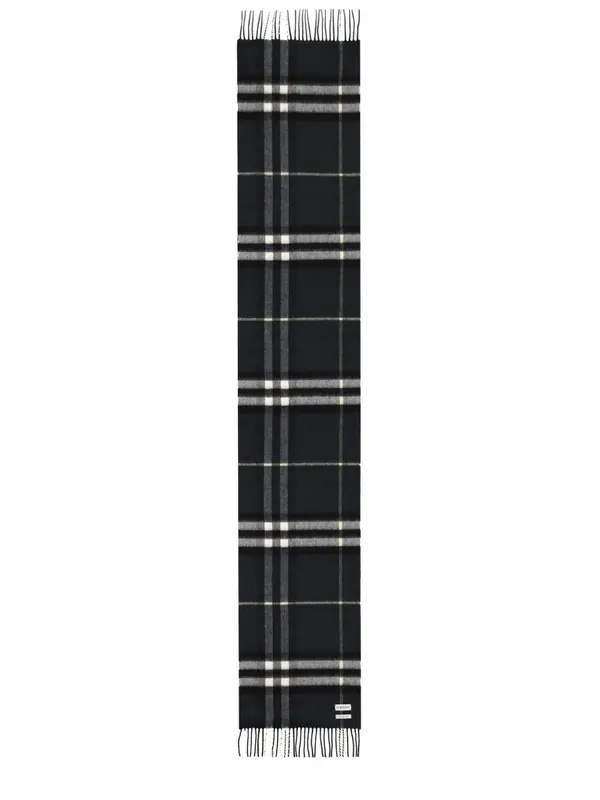 Cashmere Check Scarf - Burberry