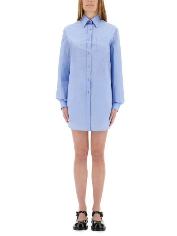 Poplin Chemise Jumpsuit - Moschino