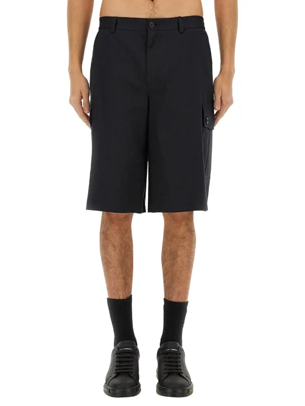 Cotton Cargo Bermuda Shorts - Dolce & Gabbana