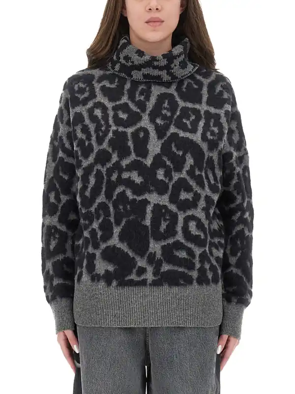 Wool And Alpaca "Leopard" Sweater - Stella McCartney