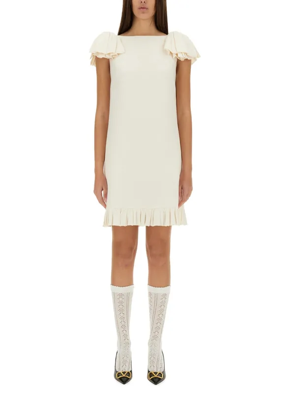 Crepe Couture Short Dress - Valentino Garavani