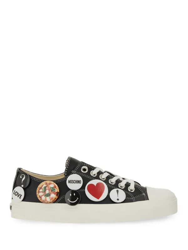 Sneakers With Pins - Moschino