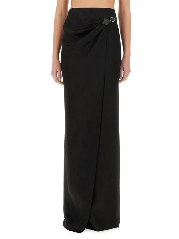 Maxi "Wrap" Skirt With Belt - Tom Ford