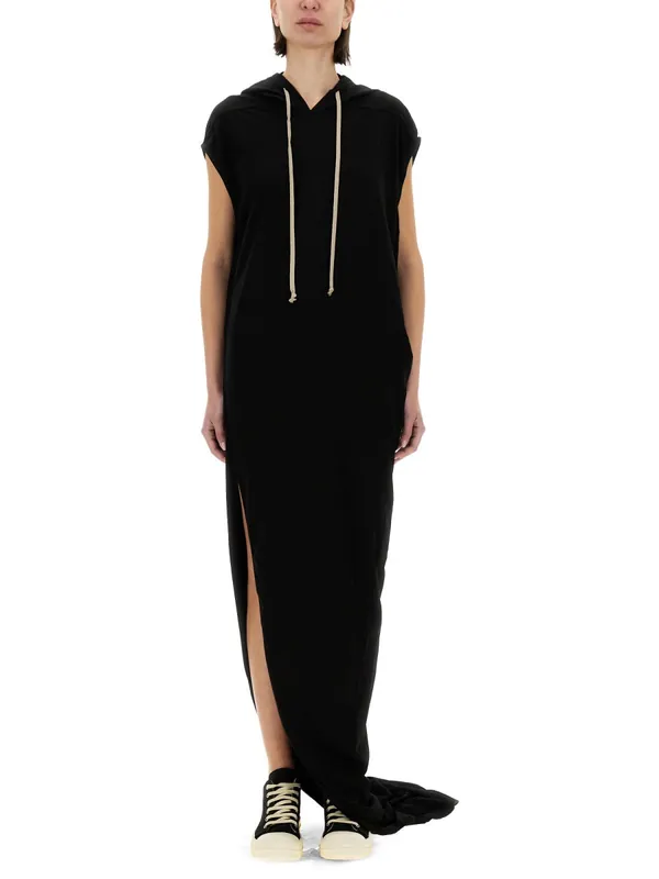 Long Dress With Hood - Rick Owens DRKSHDW