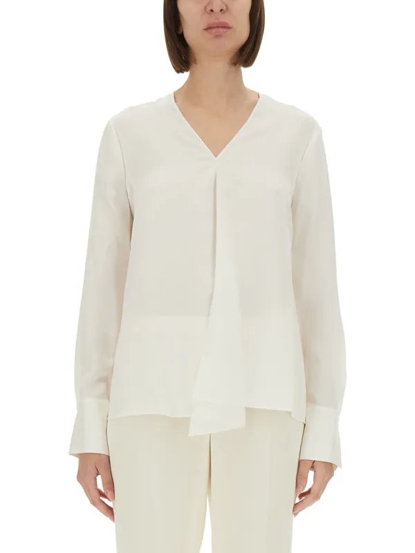 Silk Georgette Blouse - Theory