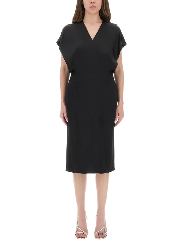 Midi Dress With Wing Sleeves - Stella McCartney