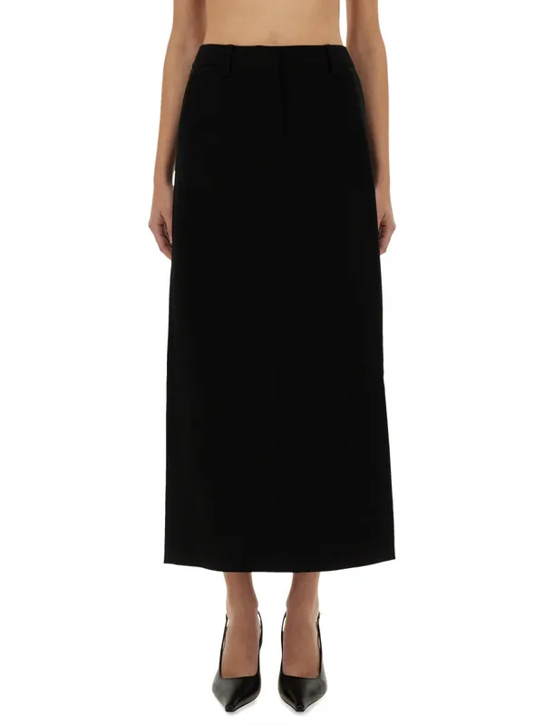 Textured Crepe Maxi Skirt - Michael Kors