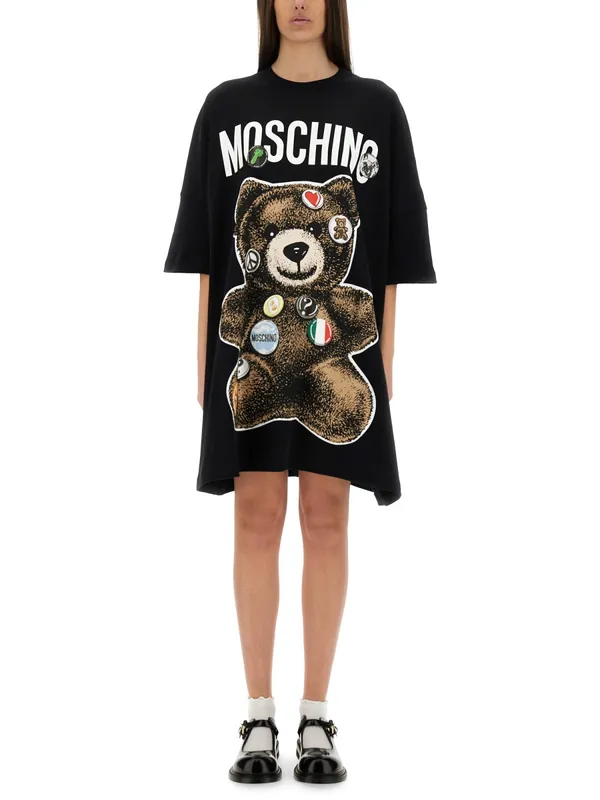 "Teddy Bear" Short Dress - Moschino