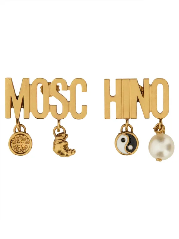 Logo Earrings - Moschino