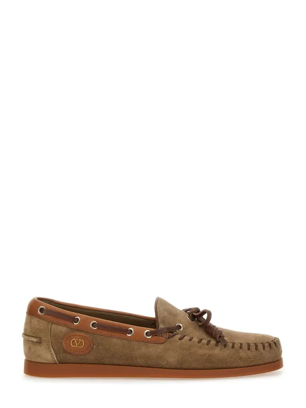 "Palm Avenue" Boat Moccasin - Valentino Garavani