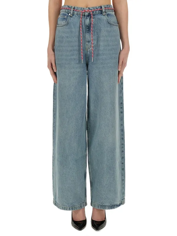 "Wide Fit" Jeans - Moschino