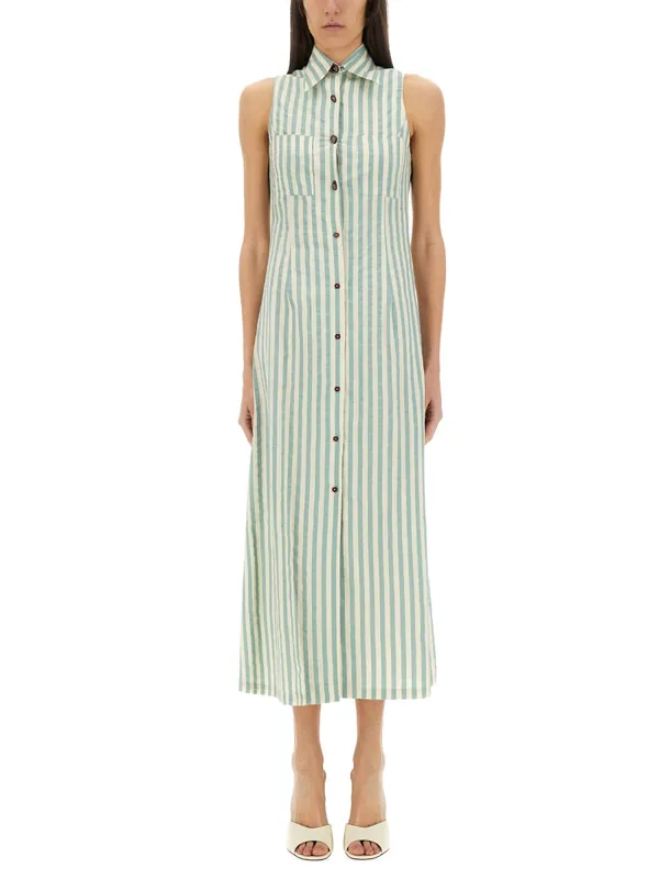 "Colorful Stripes" Chemisier Dress - Alysi