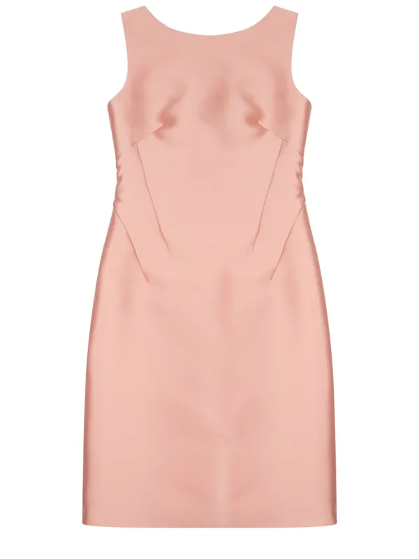 Satin Midi Dress - Alberta Ferretti
