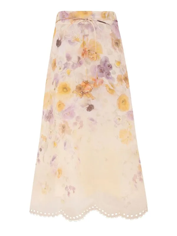"Memento" Midi Skirt - Zimmermann