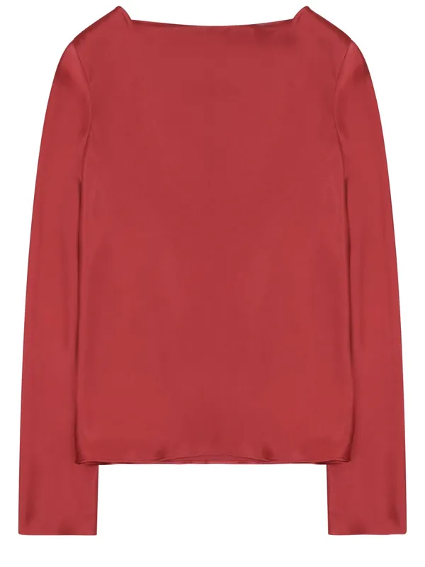 Silk Blend Blouse - Alberta Ferretti