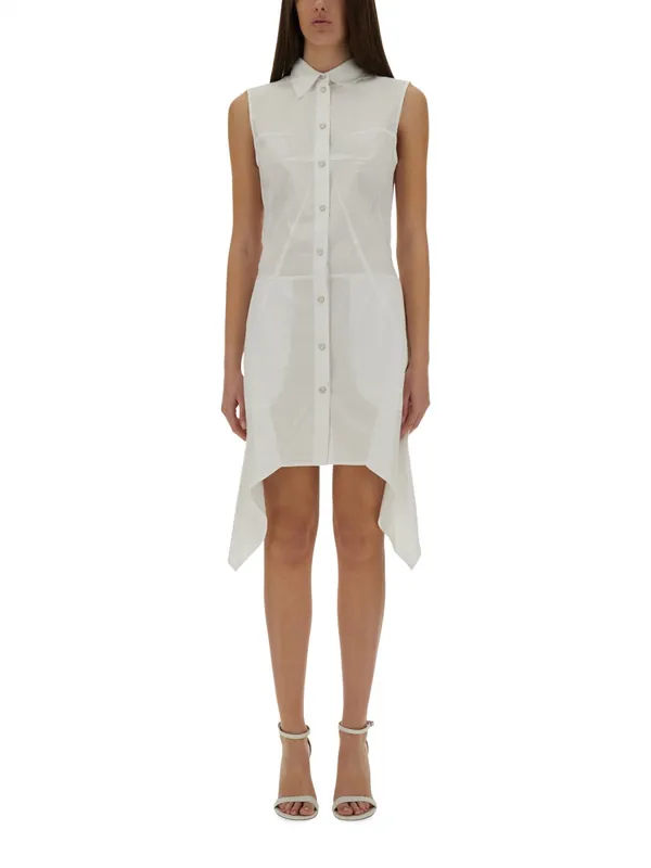 Bustier Shirt Dress - Helmut Lang