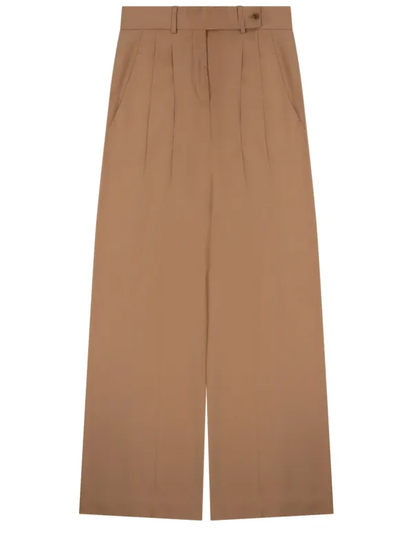Wide Leg Tailored Pants - Alberta Ferretti