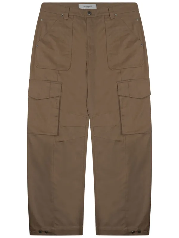 Cargo Pants With Logo - Golden Goose