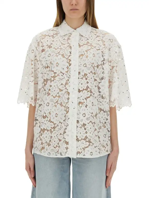 Floral Lace Shirt - Michael Kors
