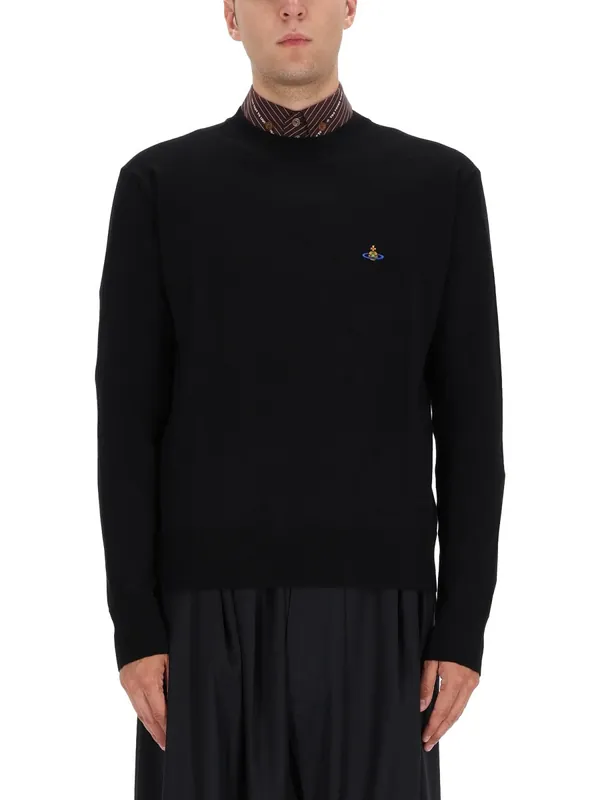 Alex" Jersey With Logo - Vivienne Westwood
