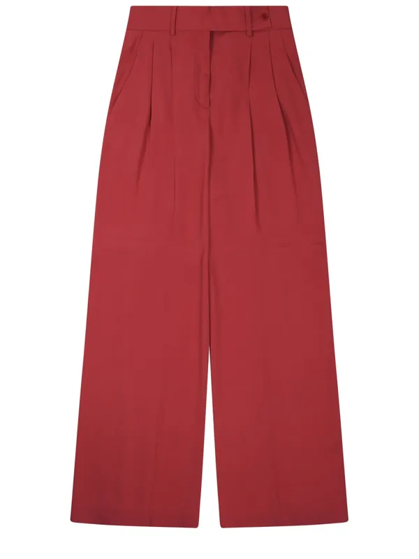 Wide Leg Tailored Pants - Alberta Ferretti