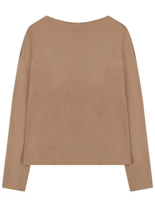 Silk Blend Blouse - Alberta Ferretti