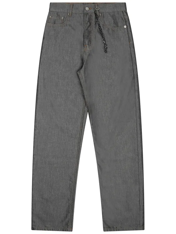Denim Pants With Chain - Darkpark