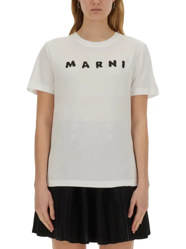 Cotton T-Shirt With Logo