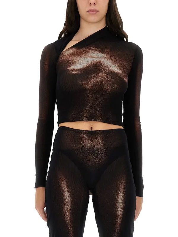 "Body Dust" Print Top - Jean Paul Gaultier