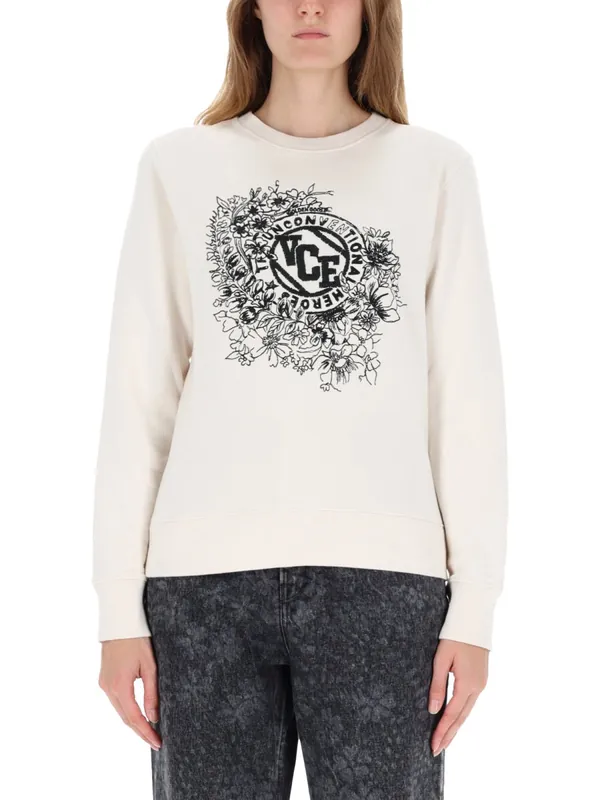 Sweatshirt With Embroidery - Golden Goose
