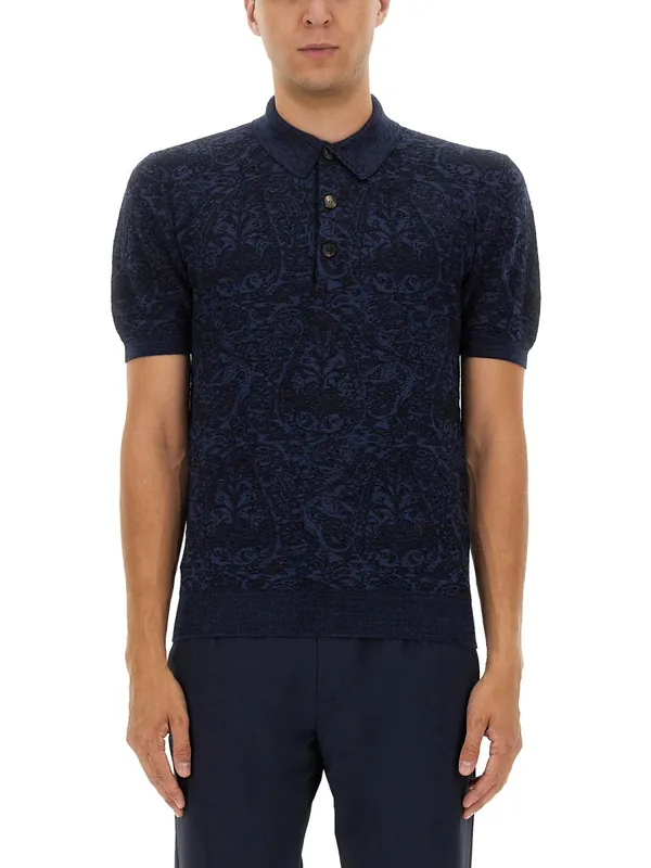 Polo Shirt With Pegasus Embroidery - Etro