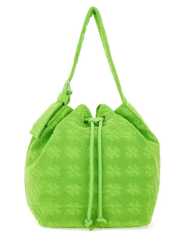 Oversized "T Monogram" Bucket Bag - Tory Burch