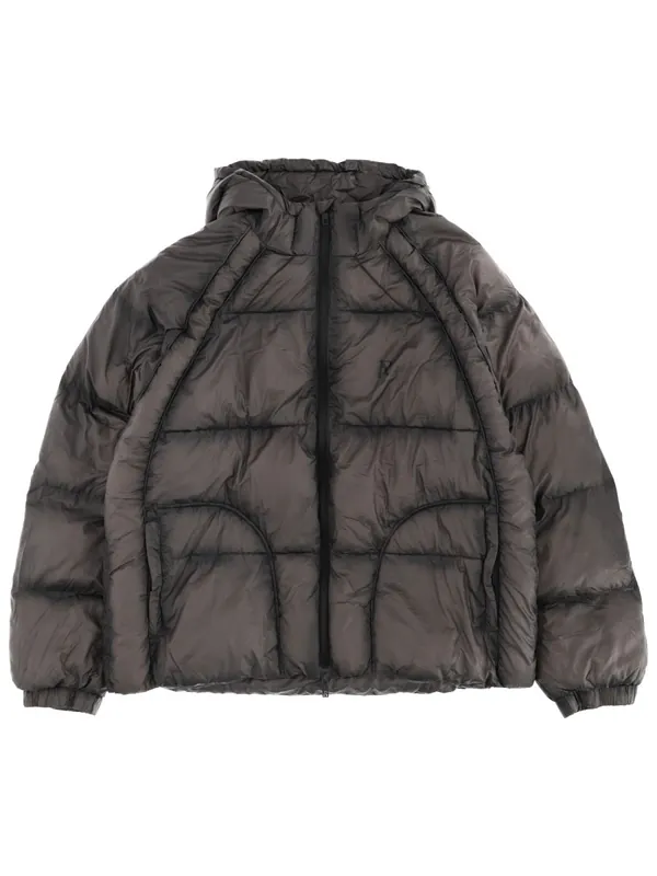 Down Jacket With Logo - Represent