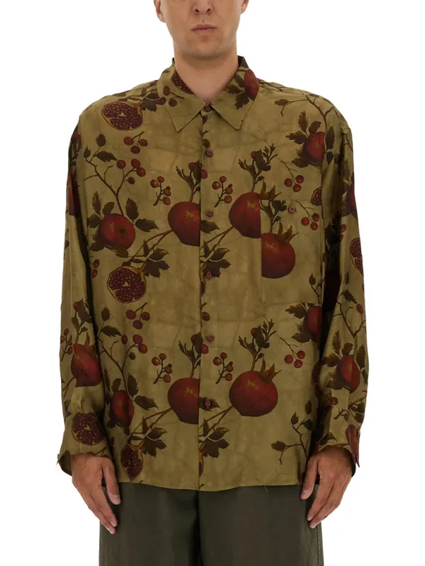 Pomegranate Print Shirt - Uma Wang