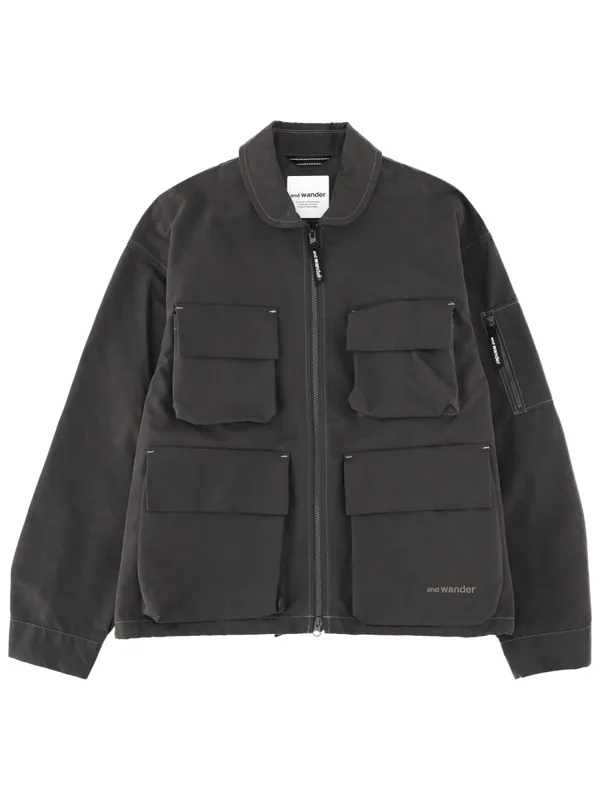 Cotton Blend Jacket - And Wander