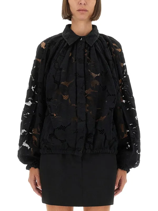 Lace Balloon Blouse - Patou