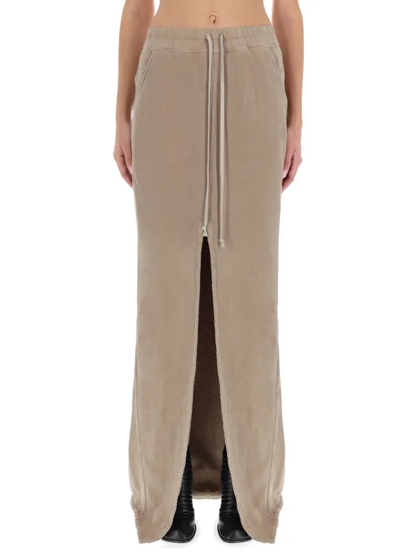 Long "Phileg Pillar" Skirt - Rick Owens DRKSHDW